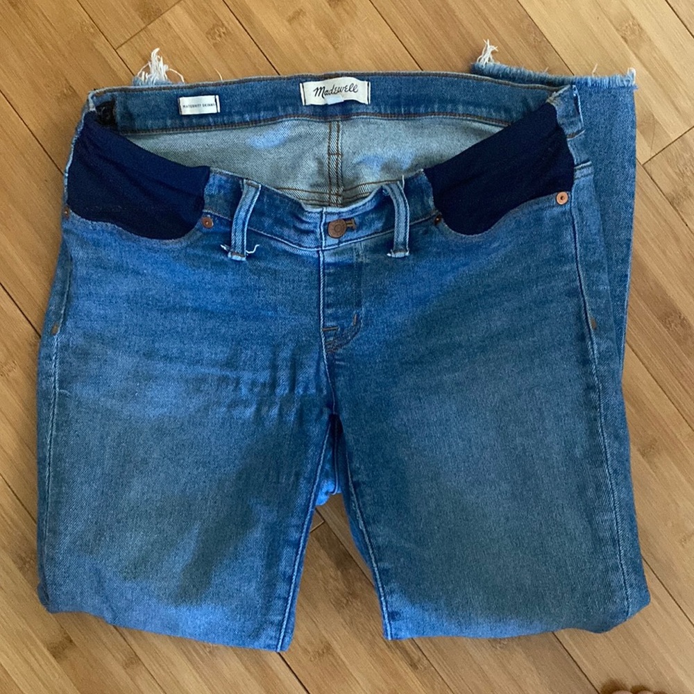 Madewell Maternity Panel Jeans, size 30